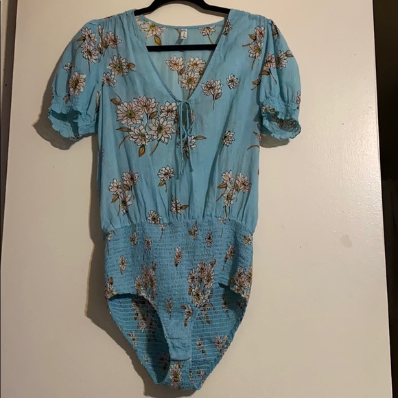 Free People Tops - Free People floral bodysuit